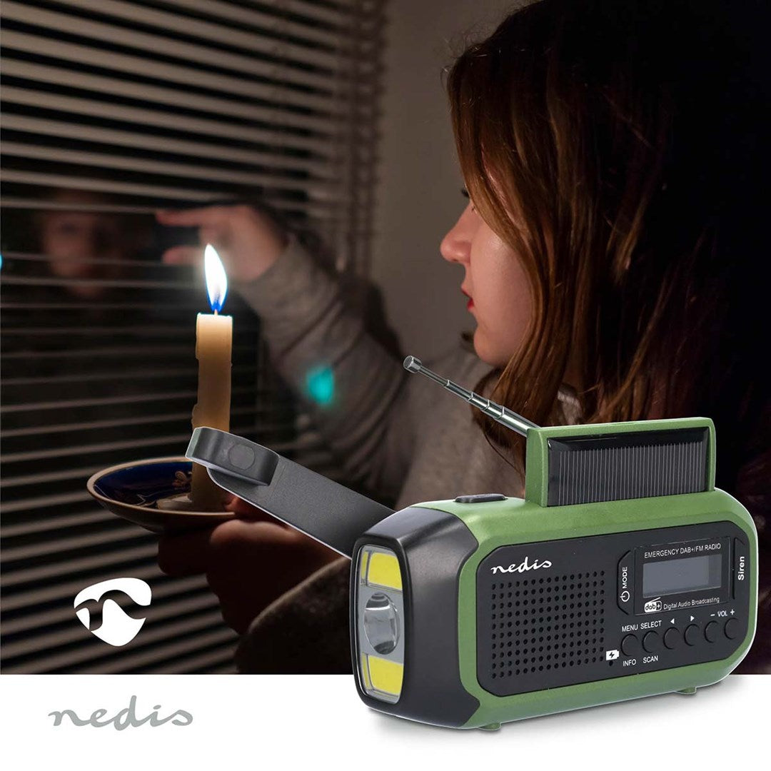 Nedis RDDBCR2000GN radio Portable Digital Black  Green
