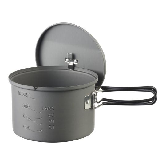 Esbit Outdoor Cookware Aluminum Pot 1600 ml - Lightweight Cooking Pot