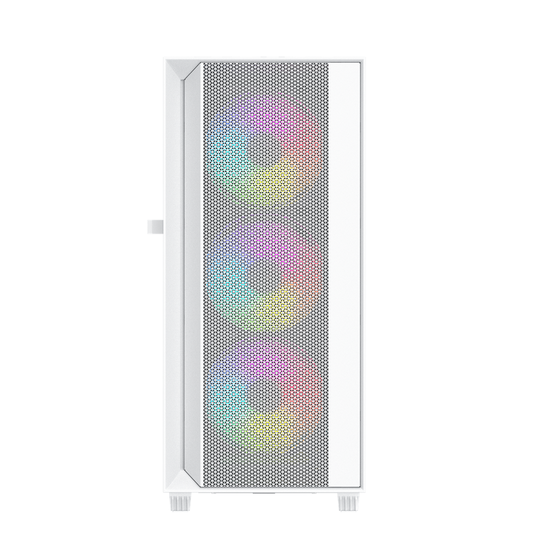 Gembird Fornax 4000W ARGB gaming ATX computer case  Midi Tower  backlight  White