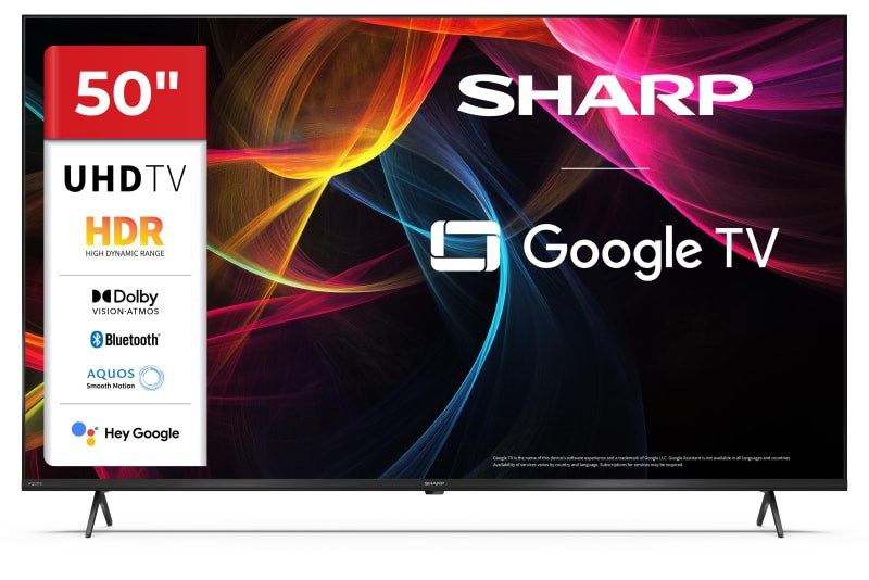 Sharp 50" 4K Ultra HD LED Google TV 3840 x 2160 50HL4265E
