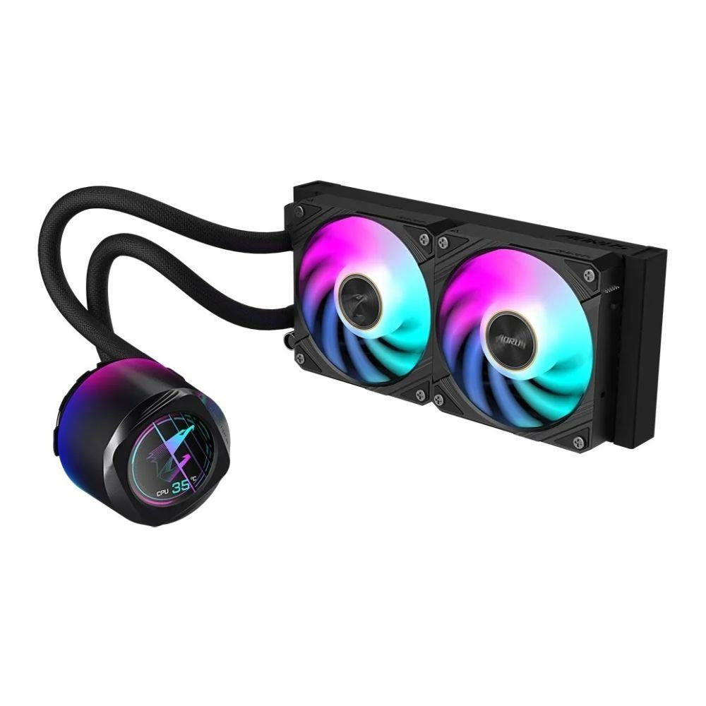 GIGABYTE AORUS WATERFORCE X II 240 Liquid CPU Cooling System (LGA115x, LGA1200, LGA1700, AM4, AM5, TR4, sTR5) (GP-AORUS WATERFORCE X II 240)