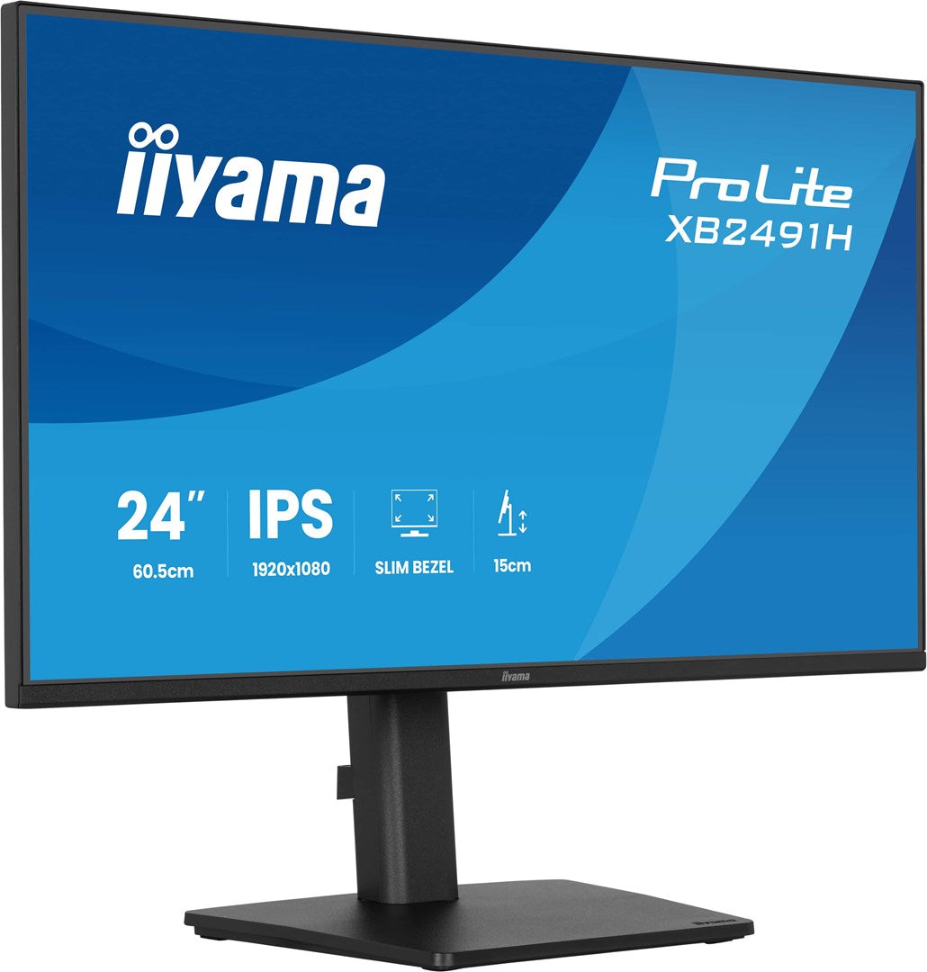 IIYAMA Computer Monitor 23.8 inch Full HD 1920 x 1080 IPS XB2491H-B1