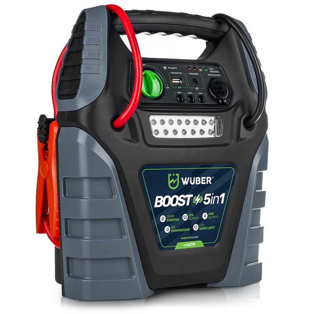 WUBER 5-in-1 Booster Compressor with Jump Starter W14270
