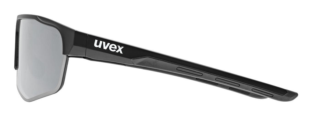 Uvex 5330812216 sports glasses Unisex Semi rimless Black Interchangeable lenses