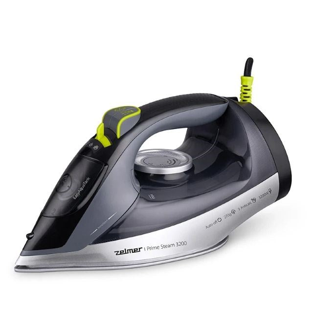 Zelmer Steam Iron 3200 W PrimeSteam Black, Green ZIR4800
