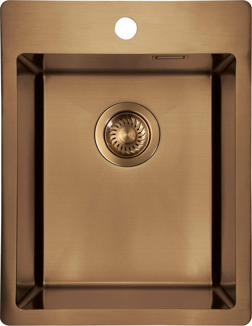 Deante Steel Sink 1-Bowl Brown