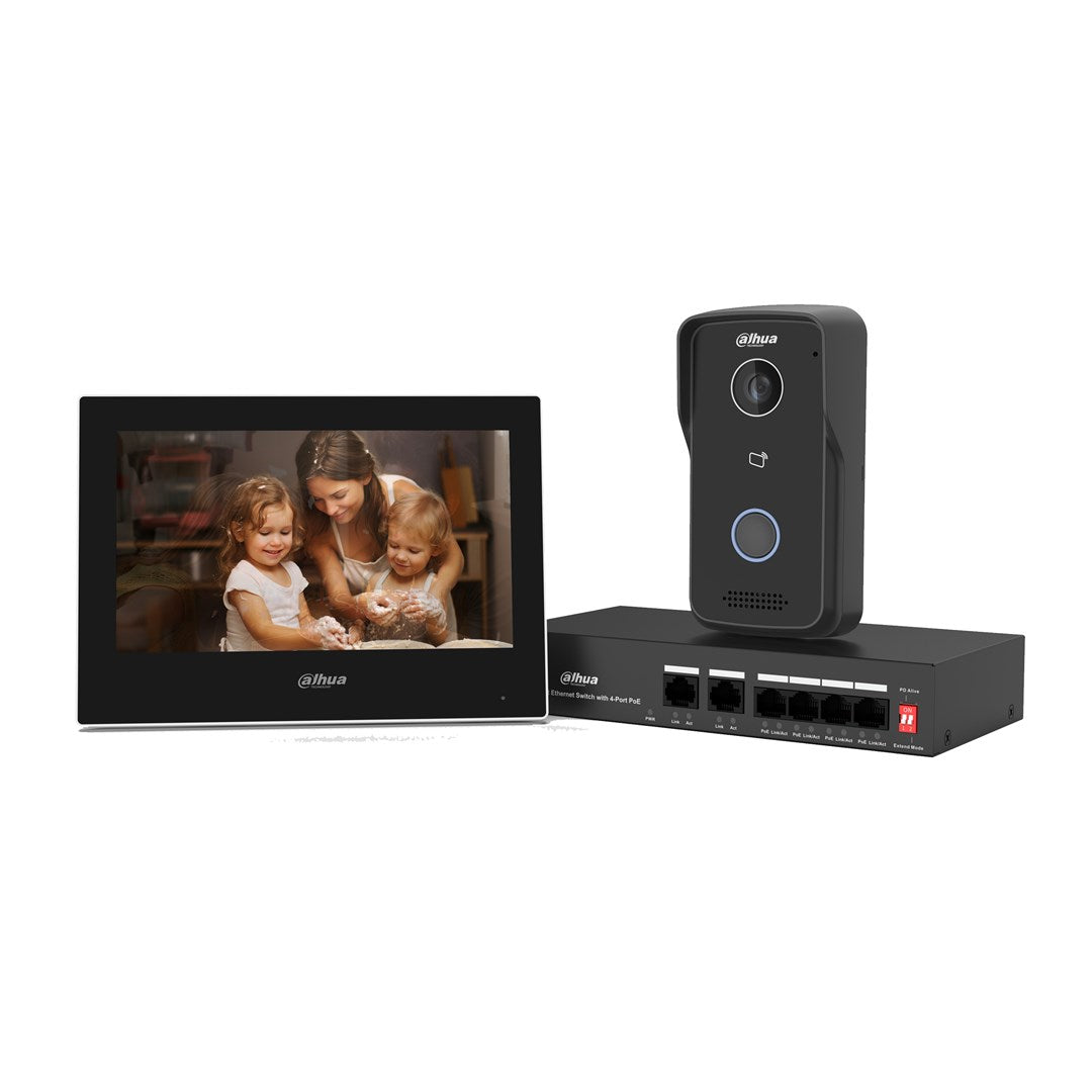 DAHUA Video Door Phone Set KTP03 7-Inch Touchscreen