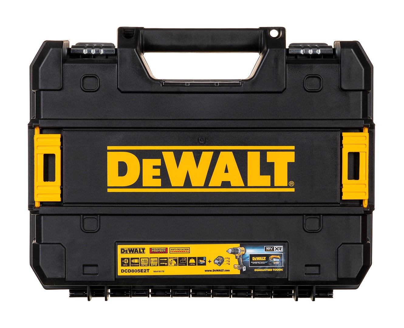 DeWALT DCD805E2T-QW Drill 2000 RPM 1.34 kg