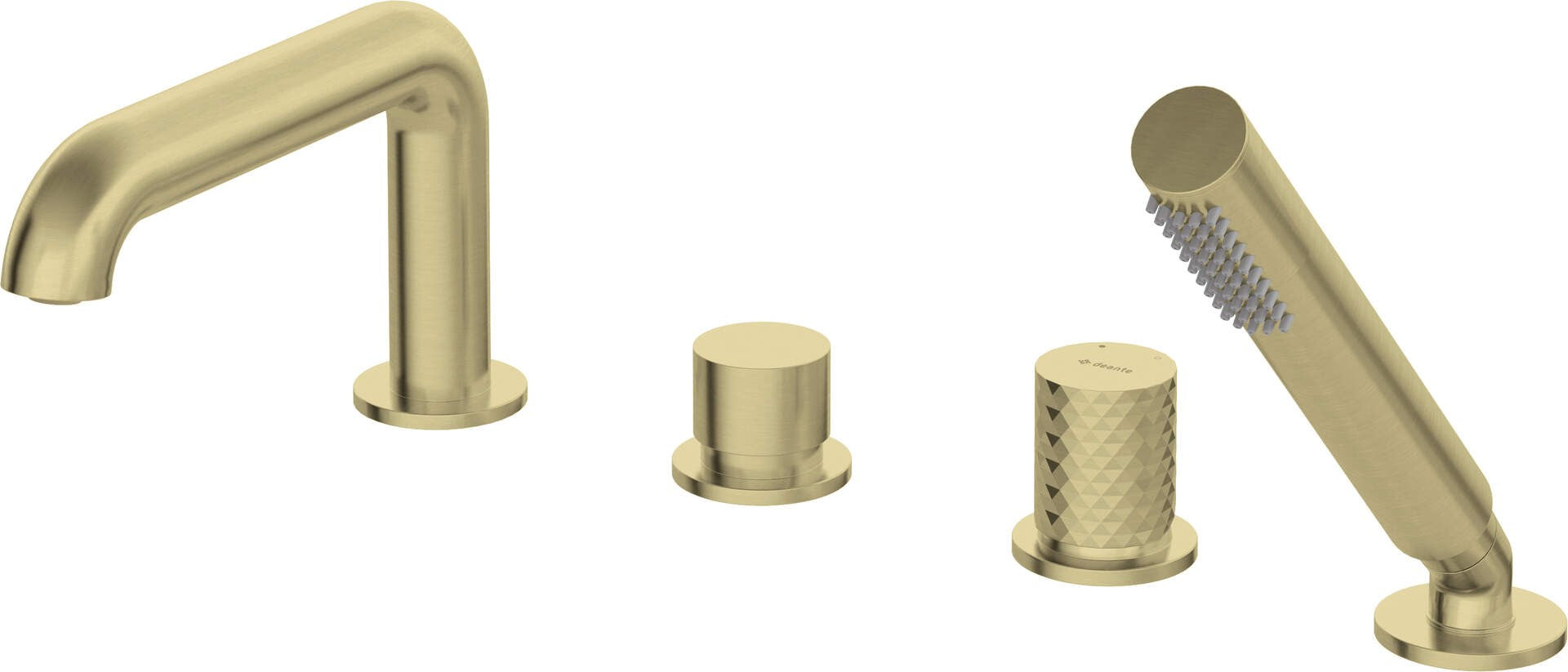 Bathtub faucet 4-hole with shower set