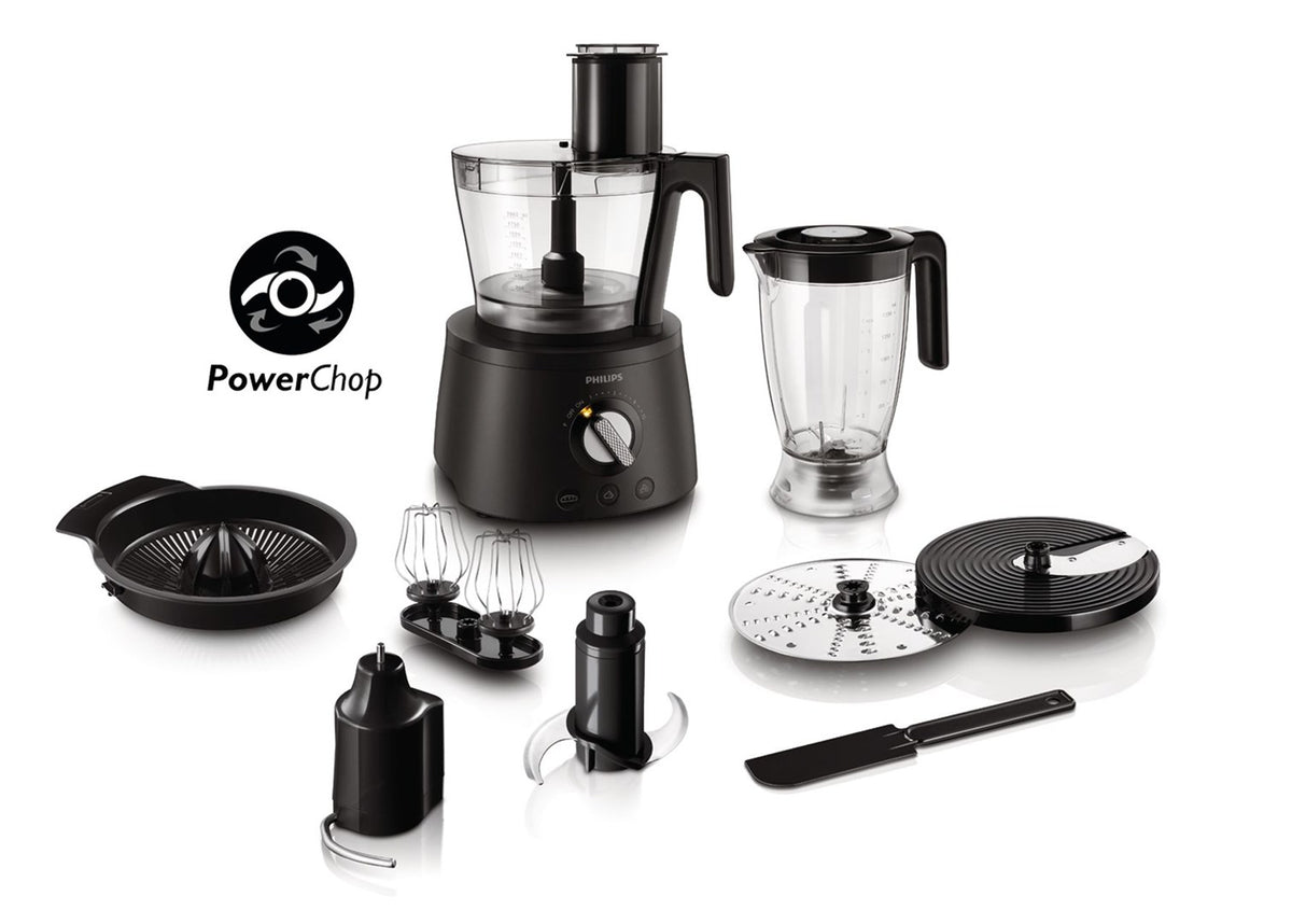 Philips Food Processor 1300 W 12 Speeds Black HR7776/90