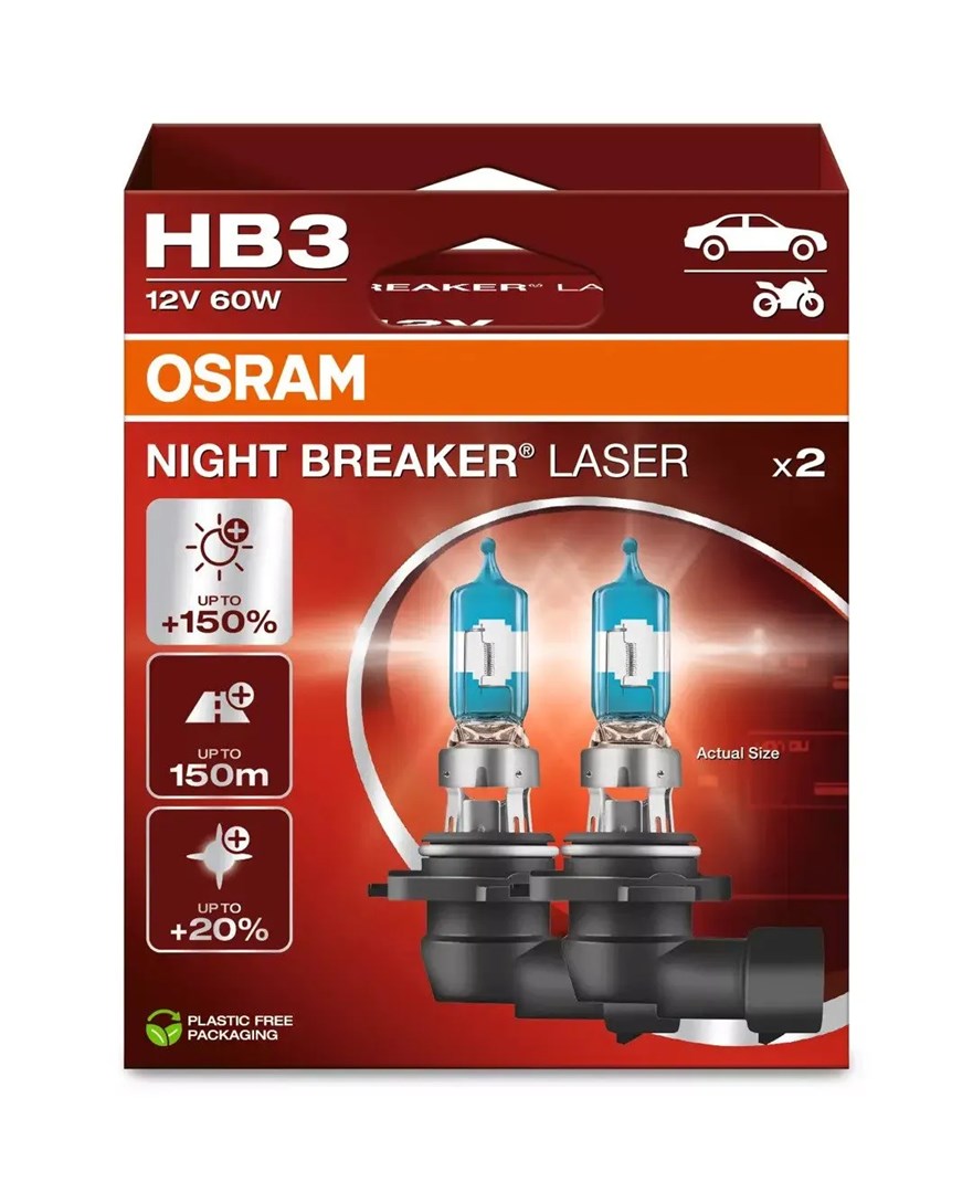 OSRAM Car Bulb Set of 2 HB3 O4062172388283