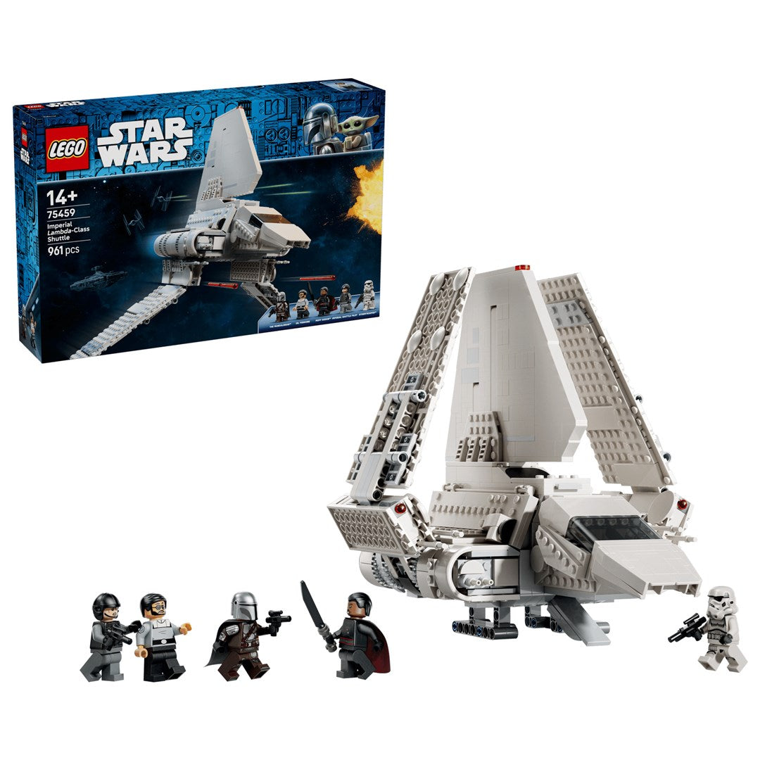 LEGO Building Blocks Imperial Lambda-Class Shuttle Set 75459 - 961 Elements - For Ages 14+