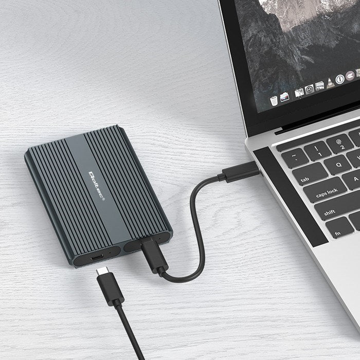 Qoltec Enclosure M.2 SSD Tray SATA NVMe USB-C DUAL 2 x 2TB