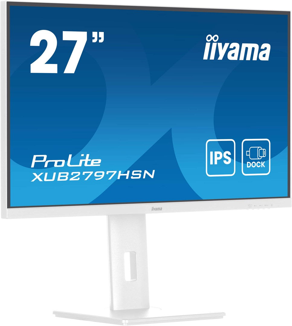 IIYAMA ProLite XUB2797HSN-W2 27" Full HD Monitor 1920x1080 100Hz IPS White