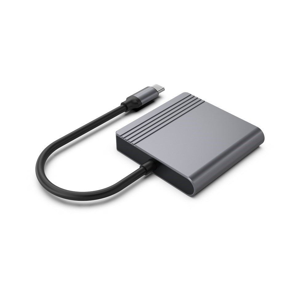 Gembird A-CM-HDMIFDPF-01 USB-C to HDMI + DP Adapter 4K 60Hz Black