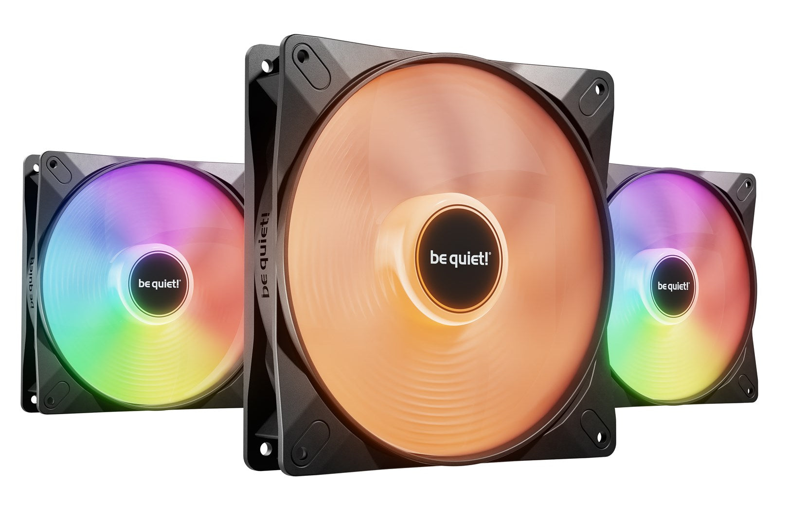 be quiet! Light Wings LX - Case Fan - 140 mm - Black (Pack of 3) (BL130)