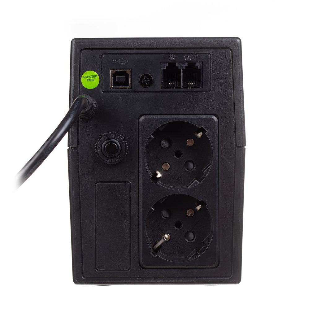 UPS Line-Interactive LCD 600VA/360W 2xSCHUKO RJ11