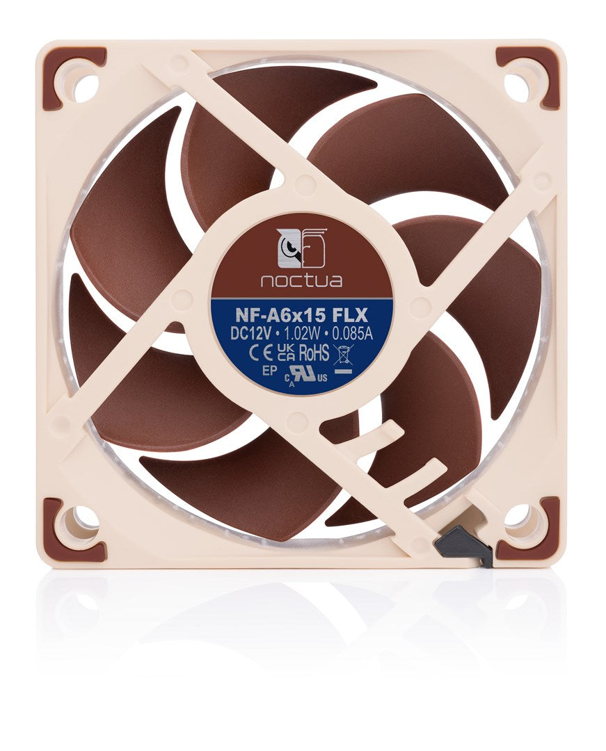 Noctua NF-A6x15 FLX Slim 60x15mm Premium Fan Bronze
