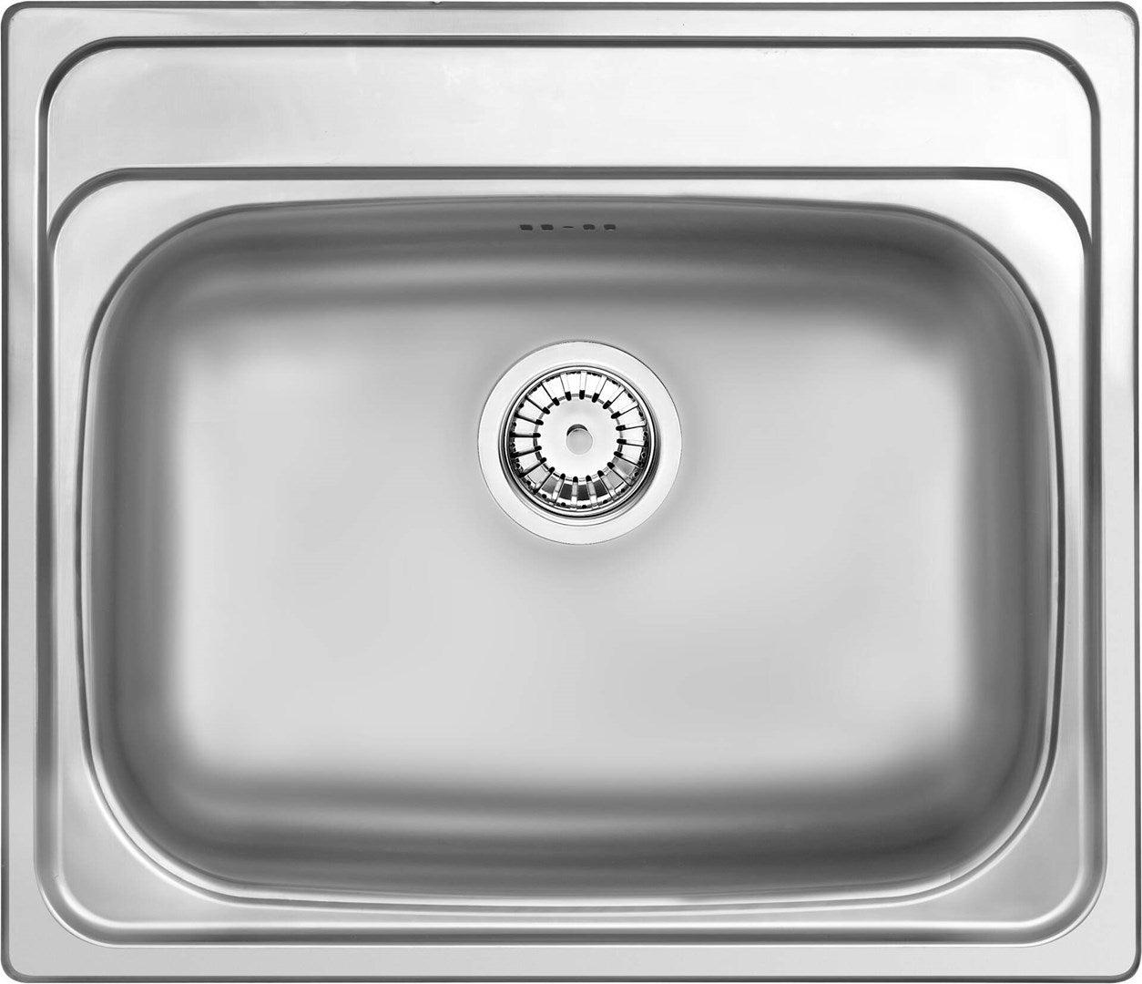 Soul Steel Sink 1-Bowl 600x500 mm Satin Finish