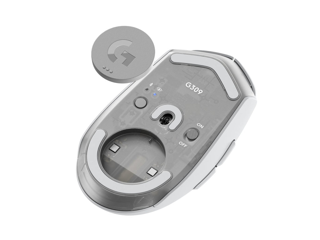 Logitech G G309 Wireless Gaming Mouse - Optical - 6 Buttons - White (910-007207)