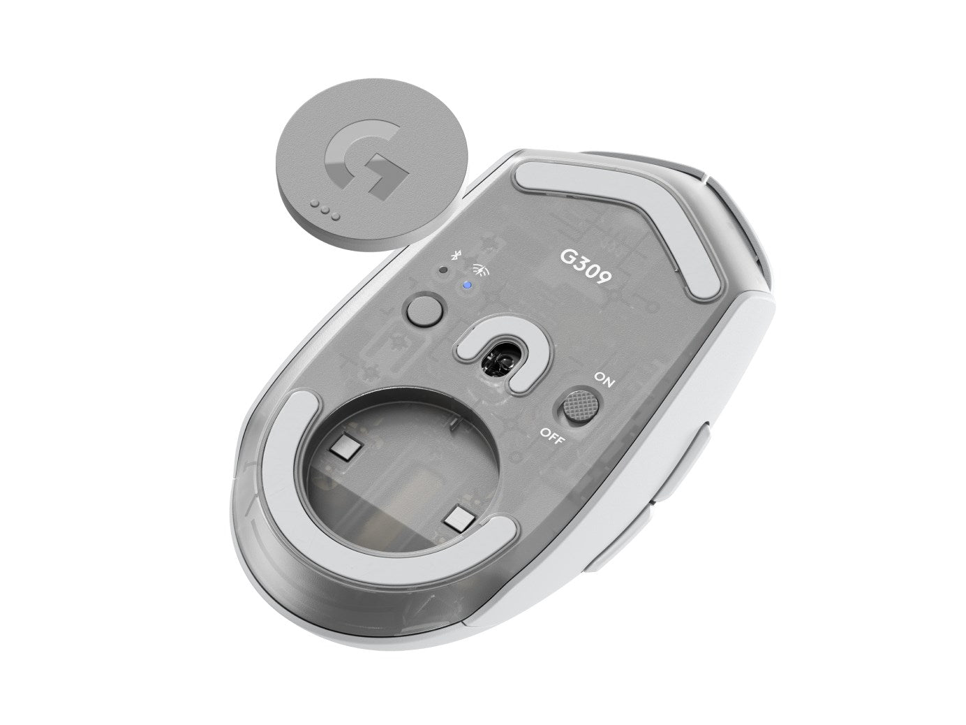 Logitech G G309 Wireless Gaming Mouse - Optical - 6 Buttons - White (910-007207)