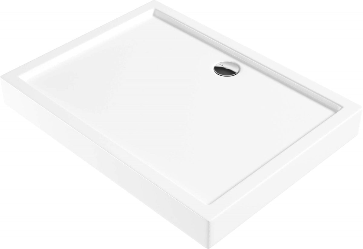 Deante Jasmin Rectangular Acrylic Shower Tray 100x90 cm White KGJ 045B
