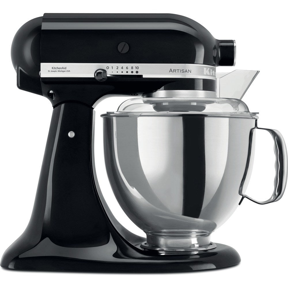 KitchenAid 5KSM175PSEOB mixer Stand mixer 300 W Black  Stainless steel
