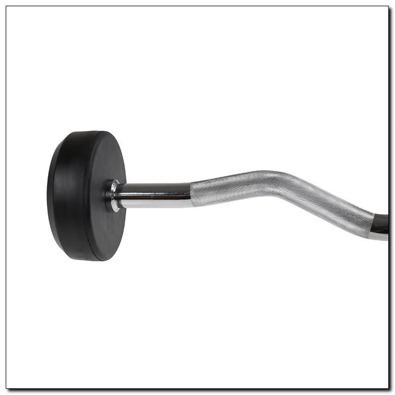 HMS GSL20 fixed rubberised barbell/grip 20kg
