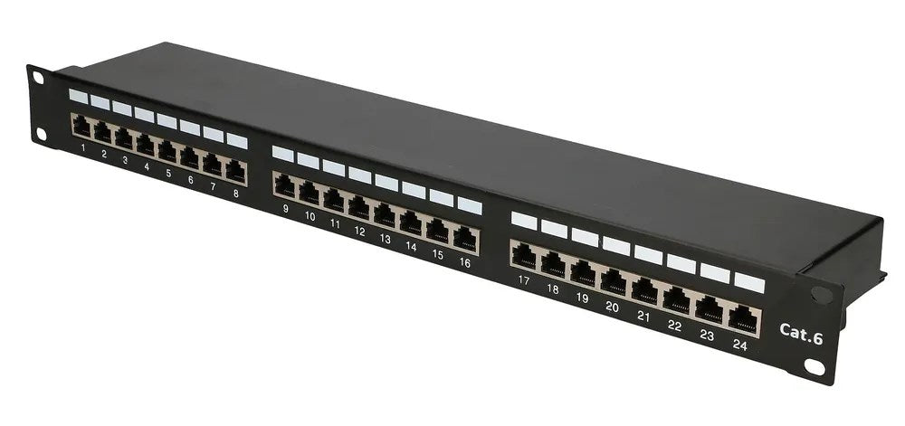 Extralink CAT6 STP V2 Patch Panel 24 Ports 1U