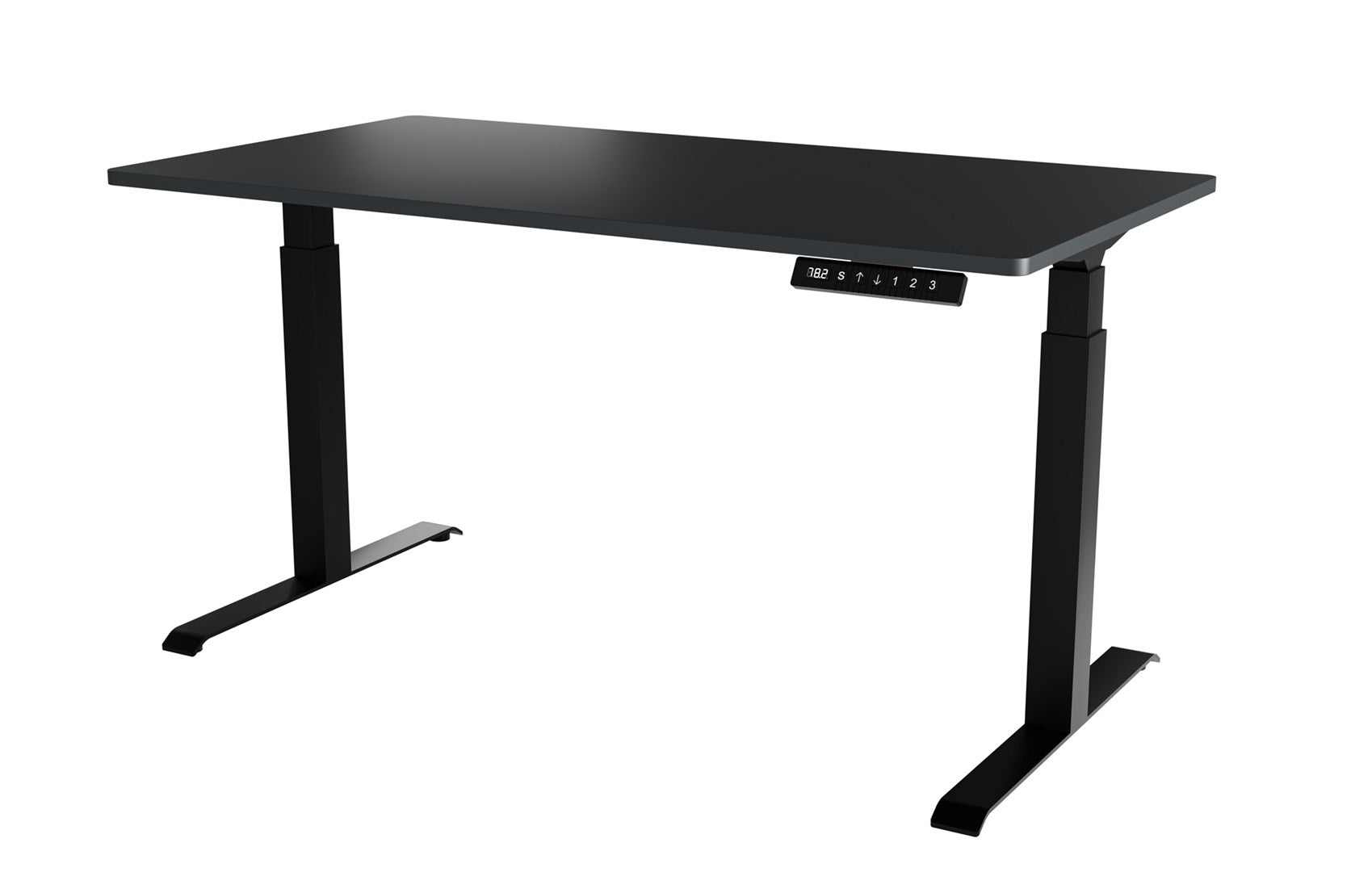 MOON LONG Electric Height Adjustable Desk 150x80x72-120 Black/Anthracite