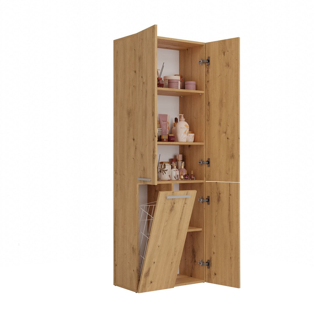 Topeshop NEL DD 1K Bathroom Storage Cabinet Artisan Oak