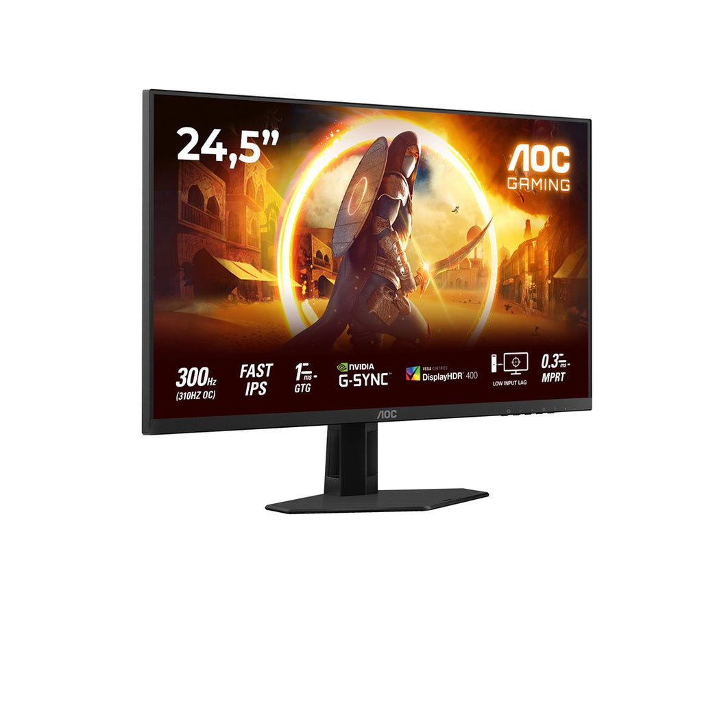 AOC G4 25G4SRE Full HD 62,2 cm (24.5") Full HD(1920 x 1080 Pixel), Fast IPS-Panel, 1 ms, 310 Hz, DisplayPort 1.4, HDMI 2.0 (25G4SRE)