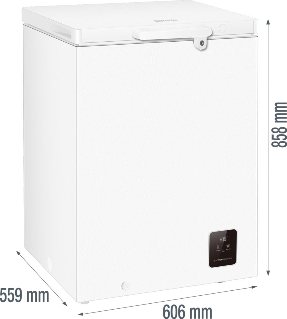 GORENJE Chest Freezer 141 L Freestanding White FH15E6W5