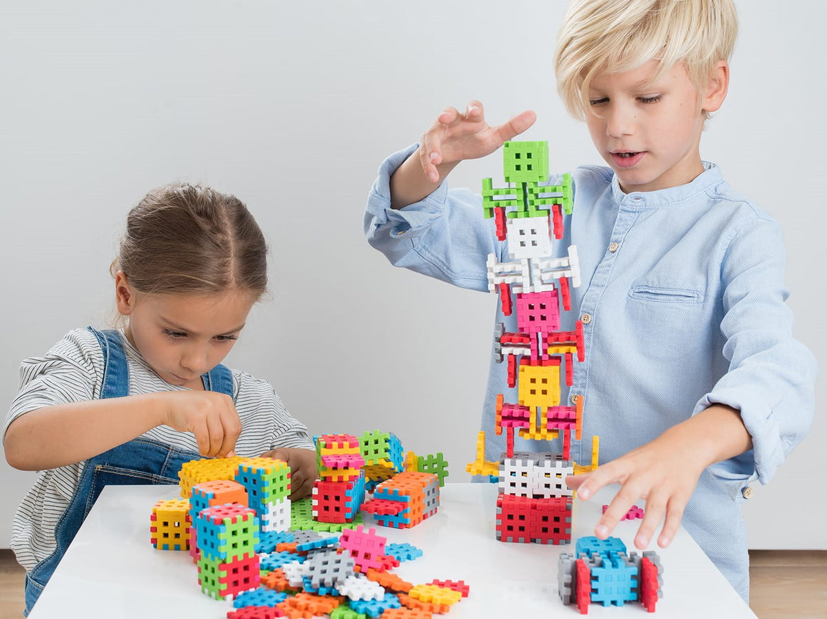 Marioinex Mini Waffle Building Blocks Set 3 140 Pieces 909072