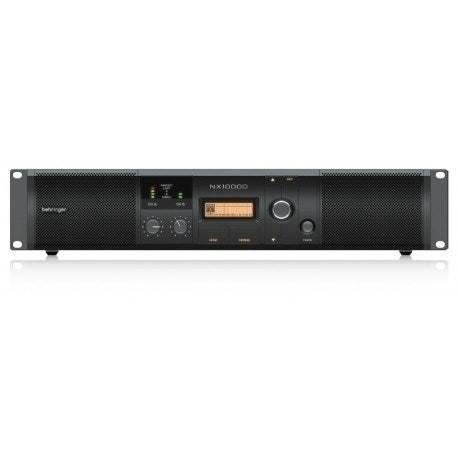 Behringer NX1000D Audio Amplifier 2x500W 2 Ohm, 2x300W 4 Ohm, DSP