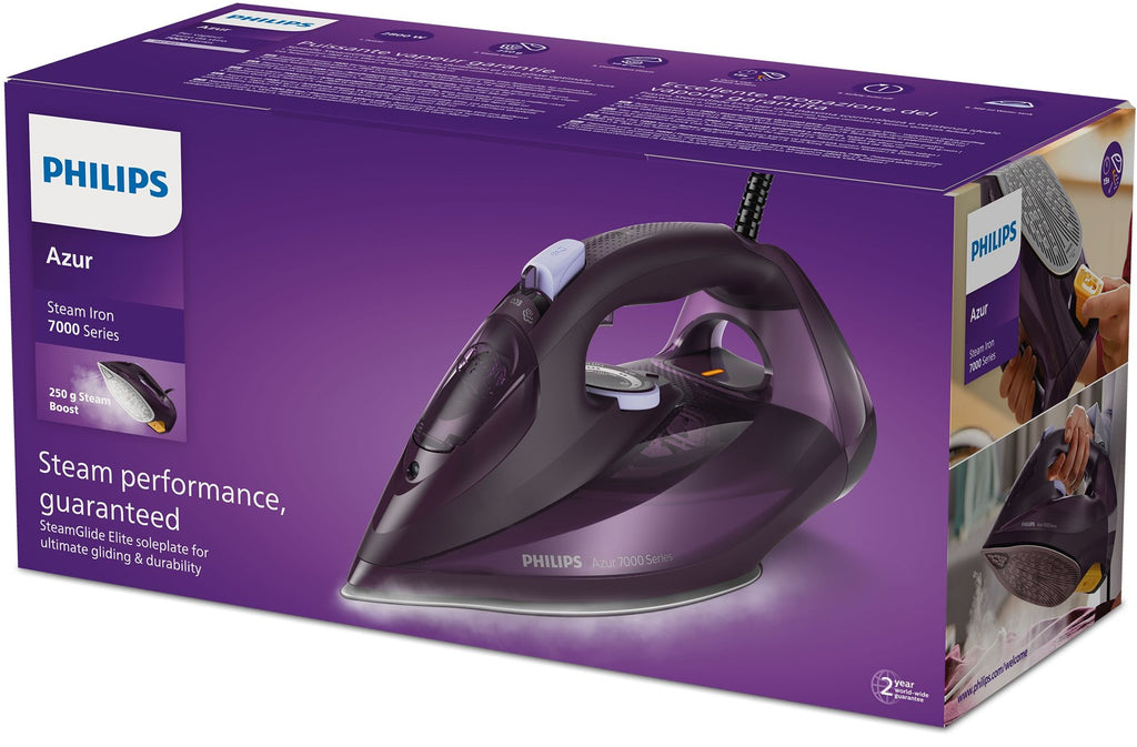 Philips Steam Iron 2800 W Dark Purple DST7051/30