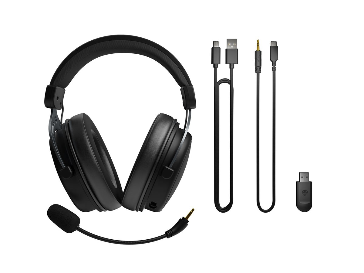 GENESIS Toron 706 Headset Wired & Wireless Head-band Gaming USB Type-C Bluetooth Black