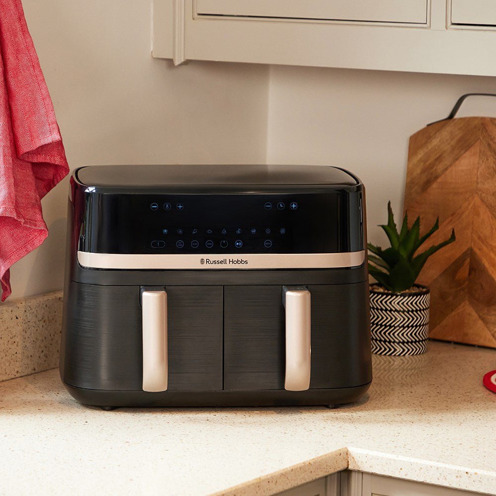 Russell Hobbs Air Fryer Dual 9 L 2800W Black