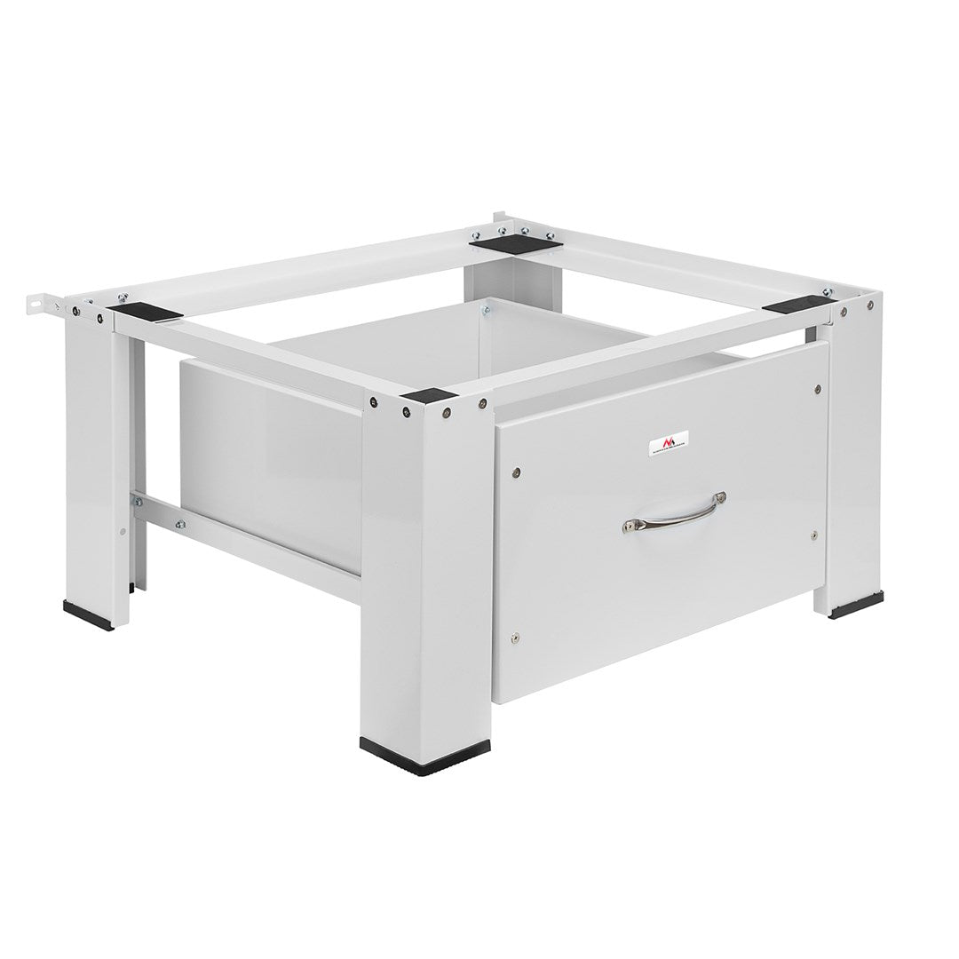 Maclean washer / dryer base with drawer  max load 150kg  white  MC-117 W