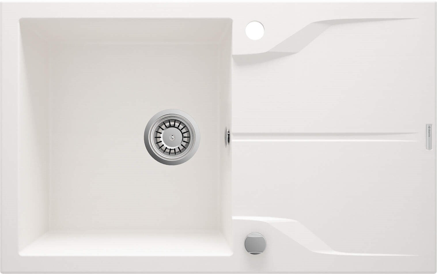 1-bowl granite sink with drainer