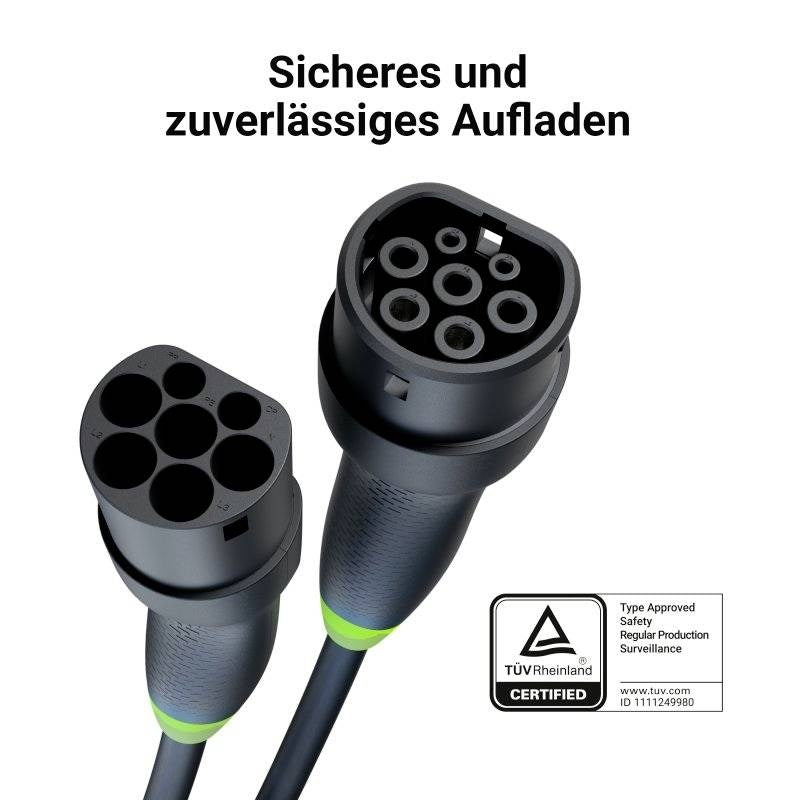 Green Cell EVKABGC03 Charging Cable for Electric Vehicles Type 2 3.5 m