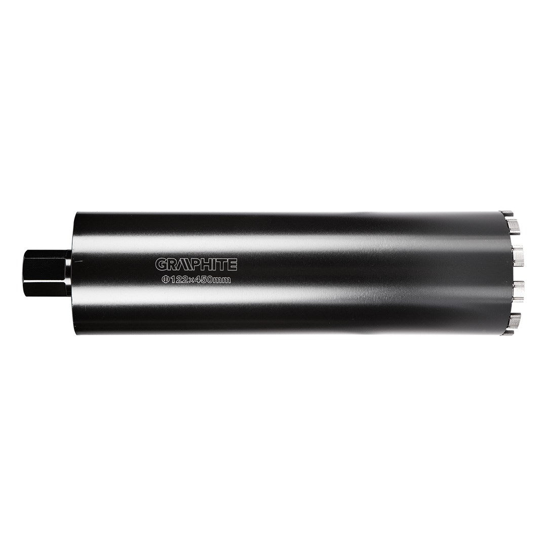 GRAPHITE Diamond Holesaw 122 mm for 58G540 3860 g 140 mm Width Model 57H864