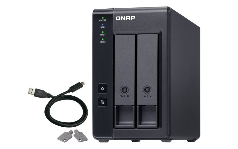 QNAP TR-002 Disk Array - 2 Bay NAS Storage Expansion - TR-002