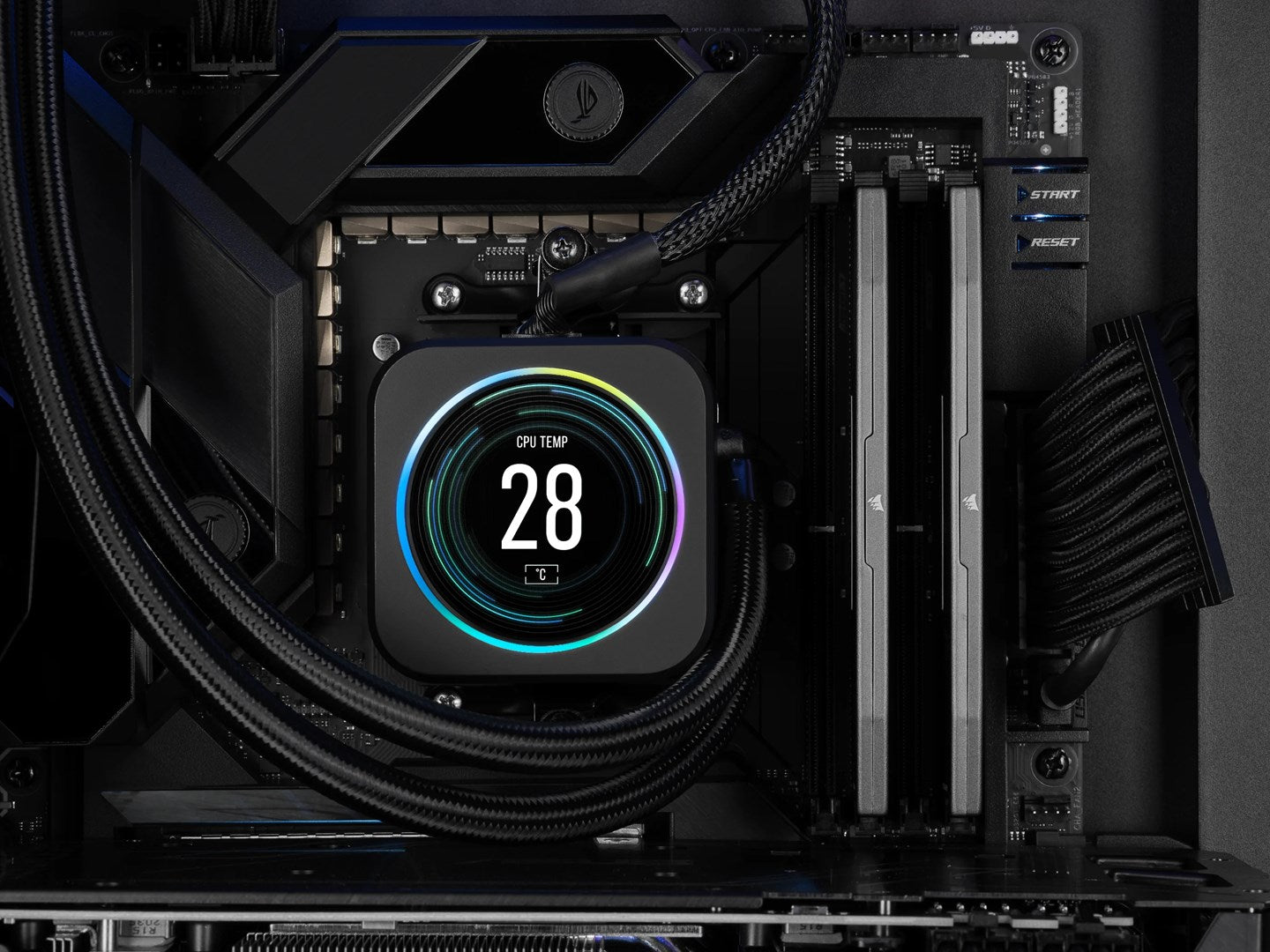 Corsair RAM Vengeance K2 32GB 6400MHz C30 - 2x16GB - (CMK32GX5M2B6400Z30)