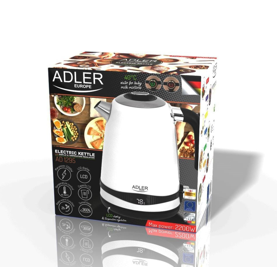 Adler AD 1295w Electric Kettle 1.7 L White