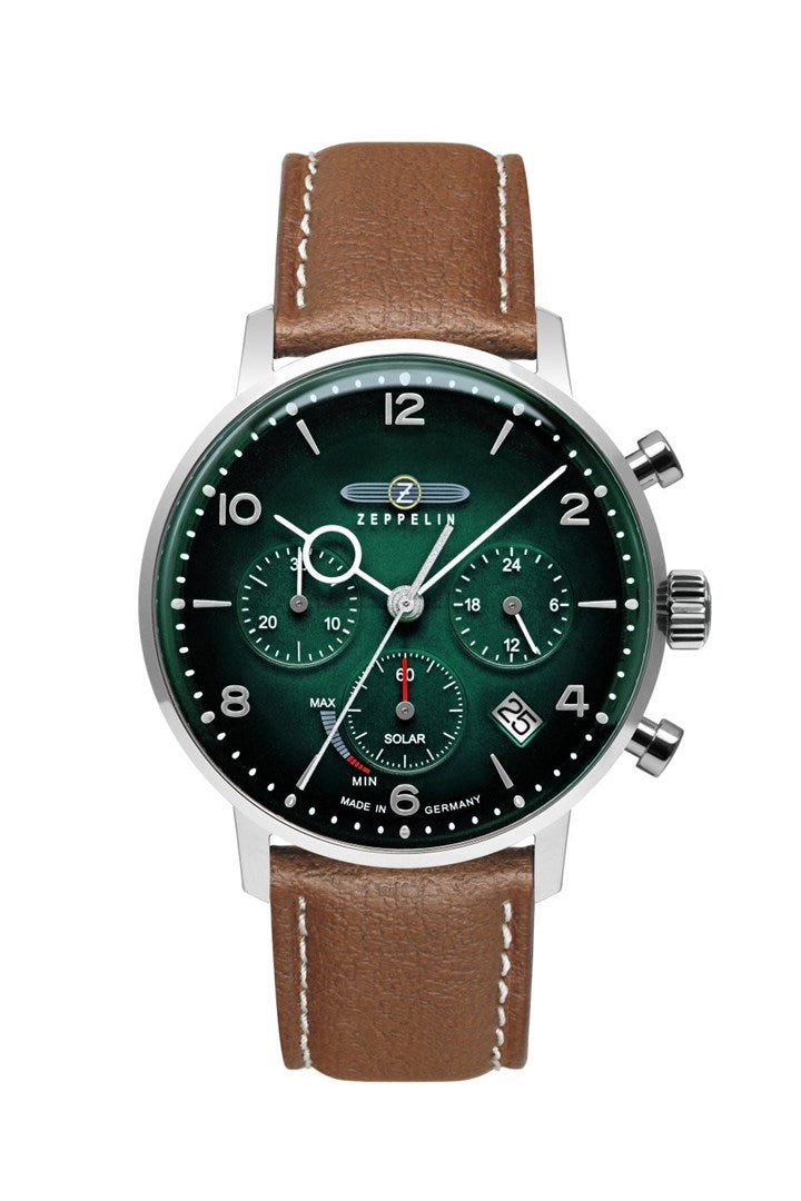Zeppelin Hindenburg Solar Watch 41 mm 8086-4-N
