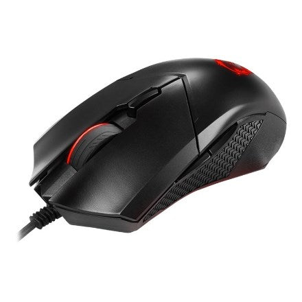 MSI CLUTCH GM08 Optical Gaming Mouse 4200 DPI Ambidextrous 6 Buttons Red LED