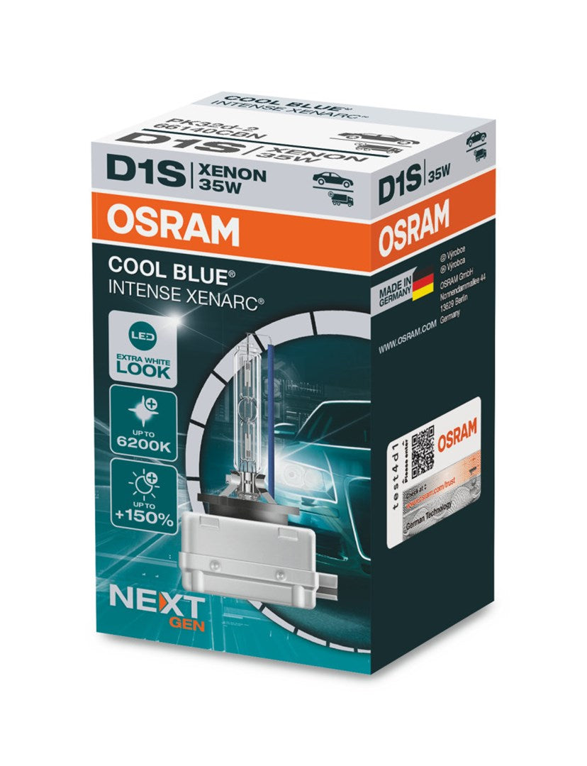 OSRAM XENARC COOL BLUE INTENSE D1S Car Xenon Headlights 1 pc (66140CBN)