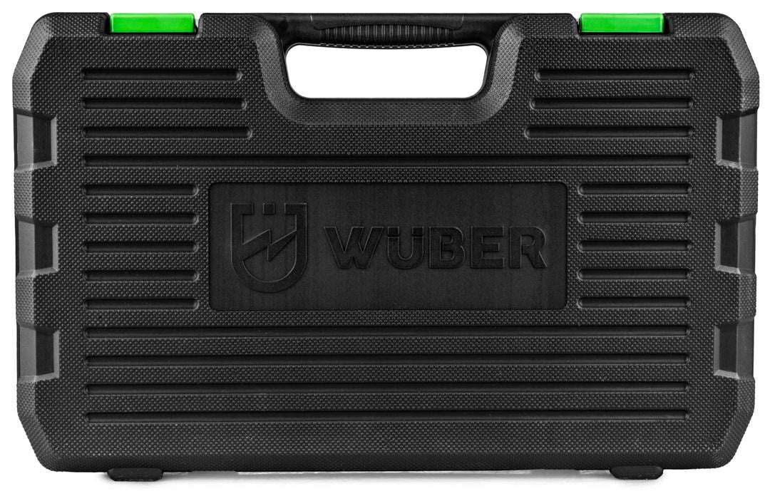 WUBER 35-Piece Long Impact Socket Set, 1/2" Hexagonal, 6600 g, W33001