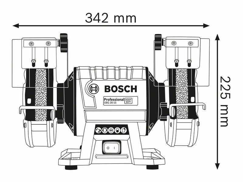 TABLE GRINDER FI 150/20 MM 350W GBG 35-15 BOSCH